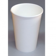 Картонена чаша за студени напитки-Бяла-300 ml-50 бр.