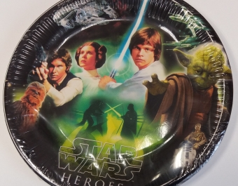 Star Wars Paper Plates 23 cm - 8 pcs