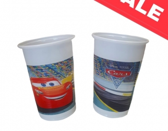 Plastic cups Cars 3 - 8pcs. - 200ml.
