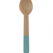 wooden spoon - blue