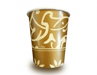 Paper cups Gold 10pcs. - 200ml.