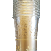 Plastic cups Gold- 10pcs. - 200ml.