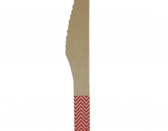 wooden knifes - red