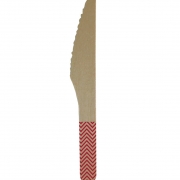 дървени ножове - червени